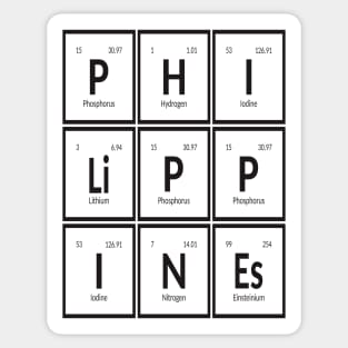 Philippines Table of Elements Sticker